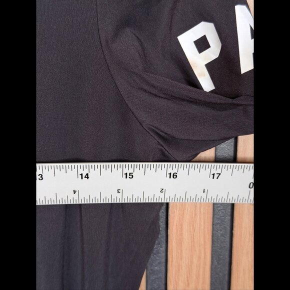 Pas Normal Studios Cycling Jersey Medium Men's Black Mechanism Pro Rain Logo - Picture 4 of 12